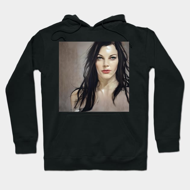 digital image of Liv Hoodie by bogfl